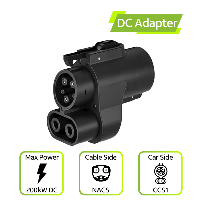 Tvuidgeg NACS To CCS1 Adapter, Tesla Supercharger V1 V2 V3 V4 DC Fast Charging Station, 500A 250KW 1000V, Fit For Rivian R1T R1S R2 R3, Ford, Polestar,Volvo XC40,XC30,XC90 And GM EVs - View #3