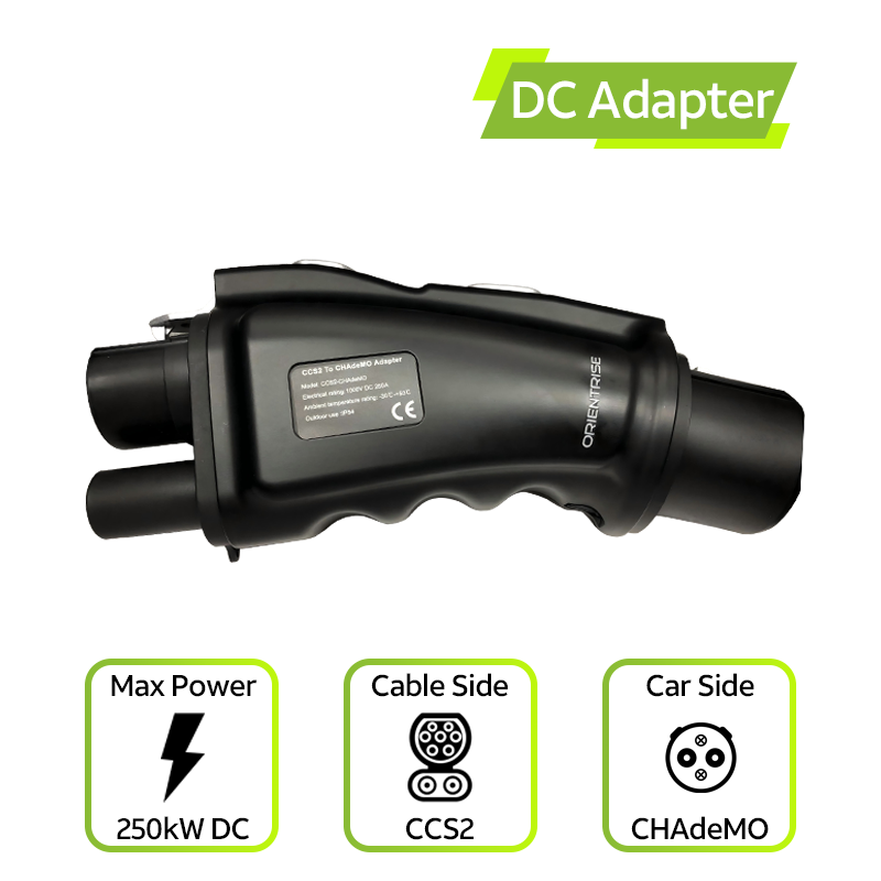 Orientrise EV Adapter CCS2 to CHAdeMO 1000V 250A Charge Your Nissan Leaf at Any CCS Station