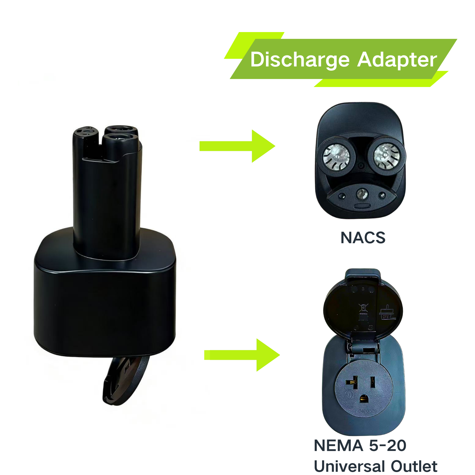 Orientrise Vehicle to Load (V2L) NACS Discharge Adapter – EV