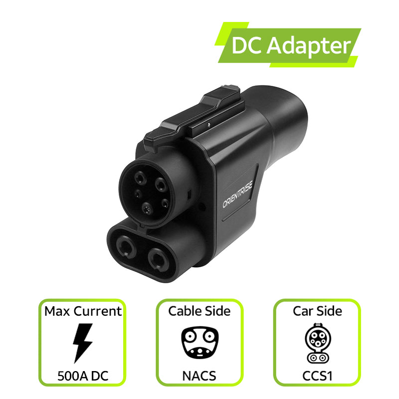 Orientrise EV Adapter NACS to CCS1 - Extended Version