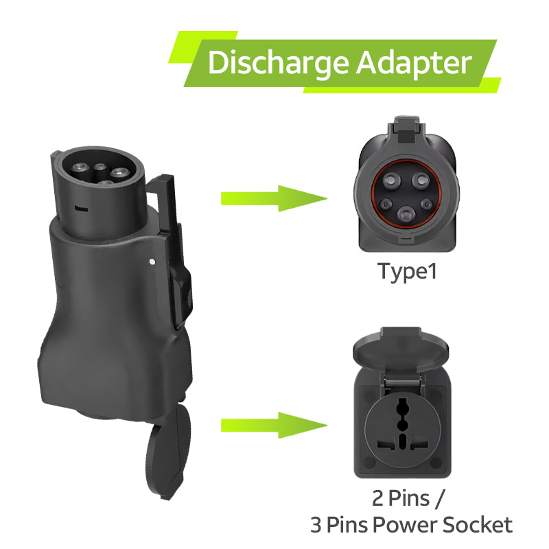 Orientrise Vehicle to Load (V2L) Type1 Discharge Adapter