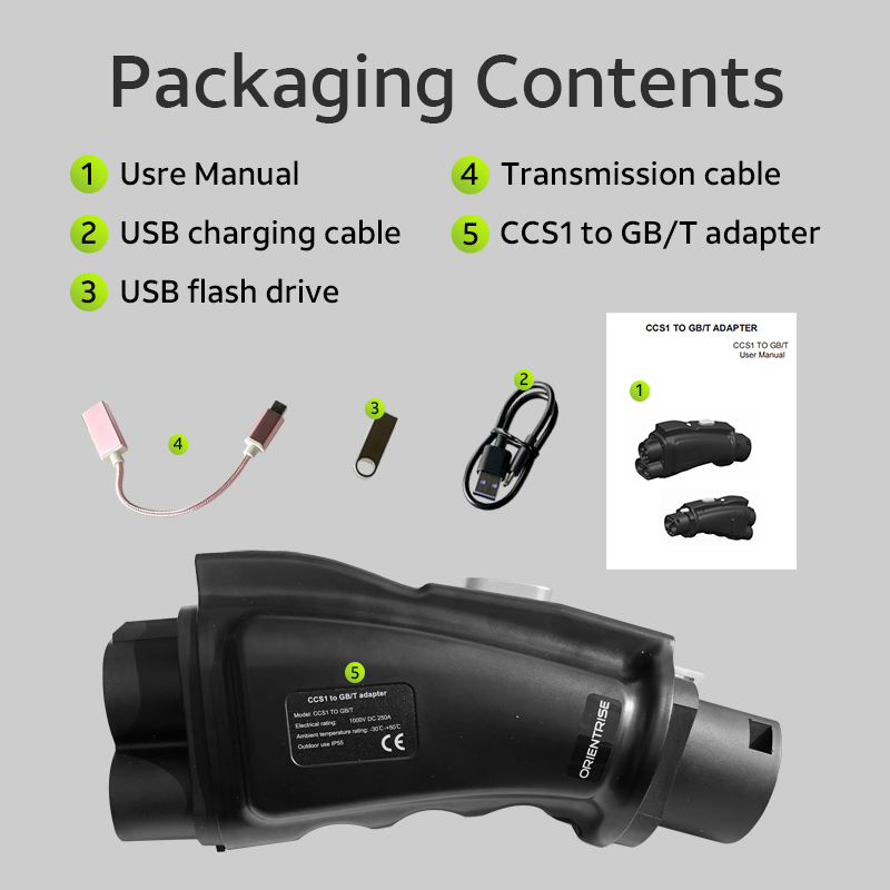 Orientrise EV Adapter CCS1 to GB/T