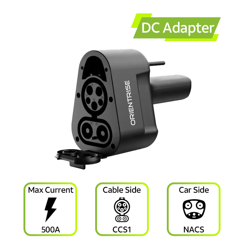Orientrise EV Adapter CCS1 to NACS for Cybertruck – 500A / 1000V